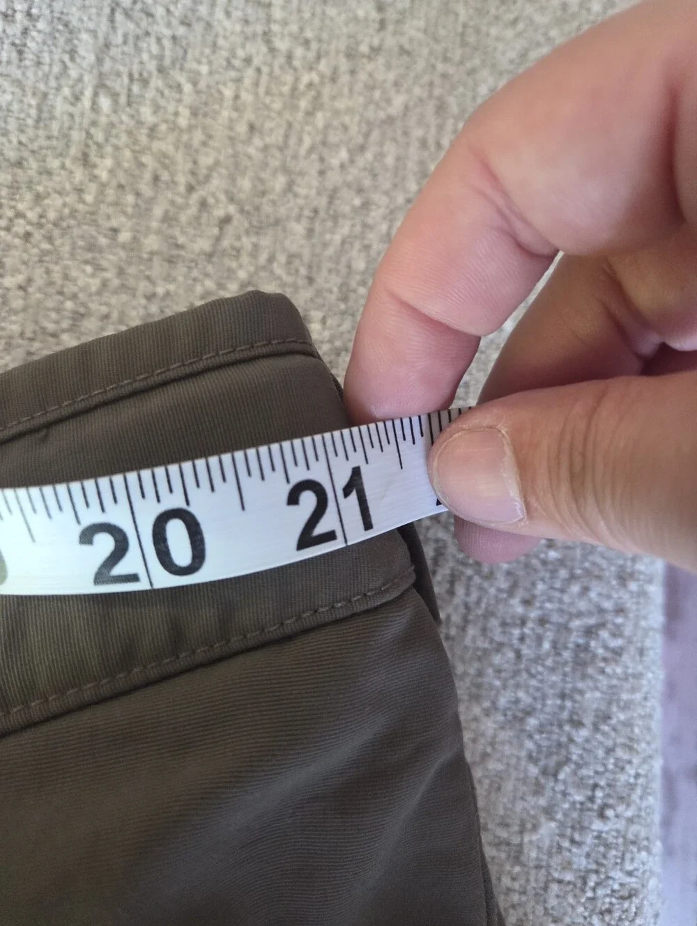 The North Face Mens XXL Convertible Cargo Hiking Pants Brown Zip Off Belted